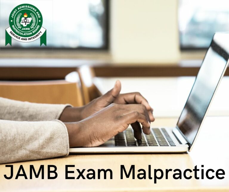 JAMB exam malpractice code 2024 – Prohibited items in exam hall