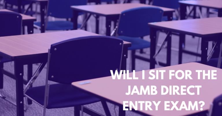 WILL I SIT FOR THE JAMB DIRECT ENTRY EXAM 2024?
