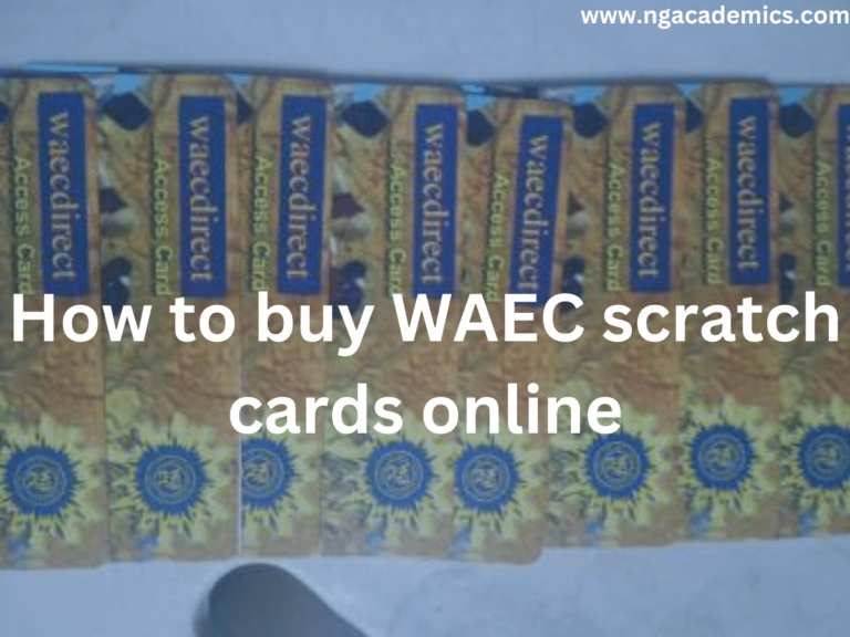 How to buy WAEC scratch cards online