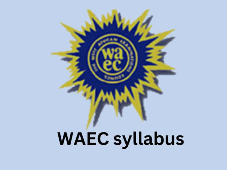 WAEC syllabus for 2024