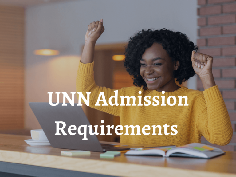 UNN Admission Requirements 2024