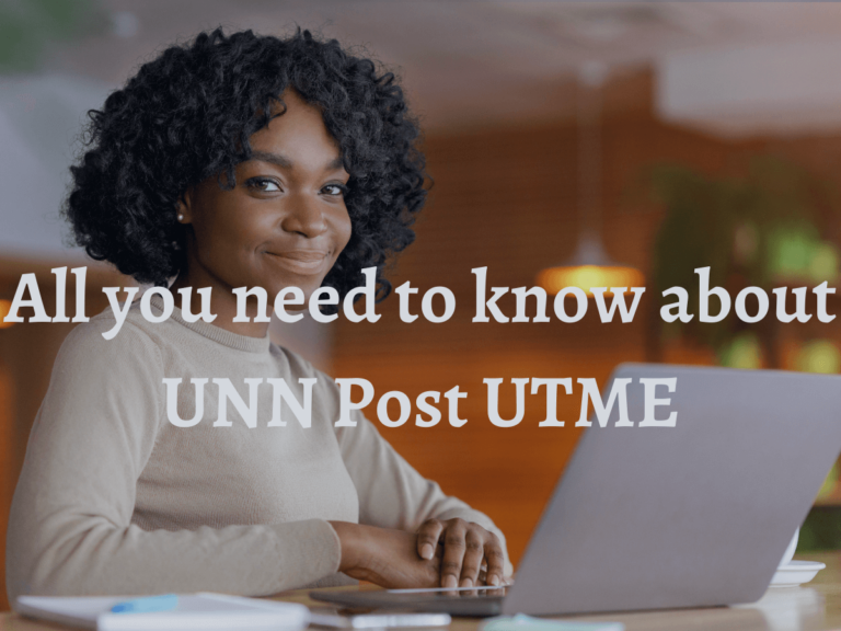 UNN Post UTME 2024 (Screening Form and Date